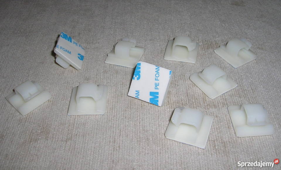 Uchwyt samoprzylepny zacisk kablowy śr83mm 10 mazowieckie Wyszków