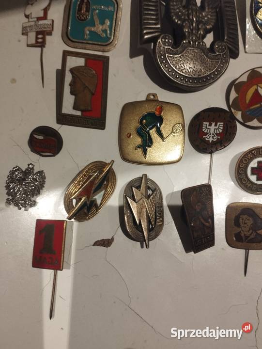 Zestaw orzeł PRL odznaczenia