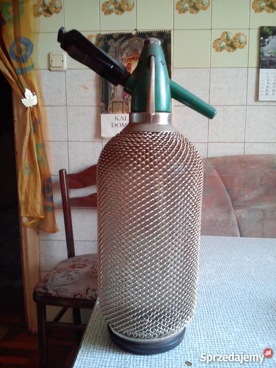 Syfon na wodę gazowaną z czasów PRL Antyki, Sztuka, Kolekcje podkarpackie Jarosław