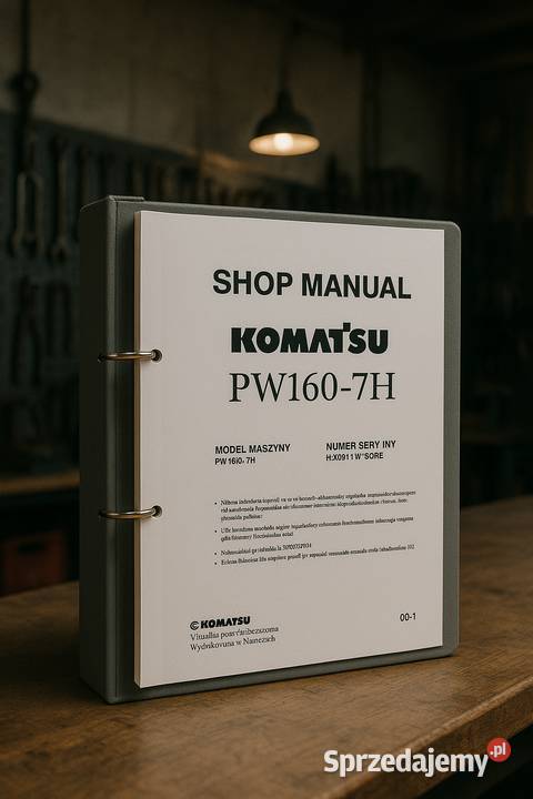 Instrukcja napraw Komatsu PW1607H 958 stron j