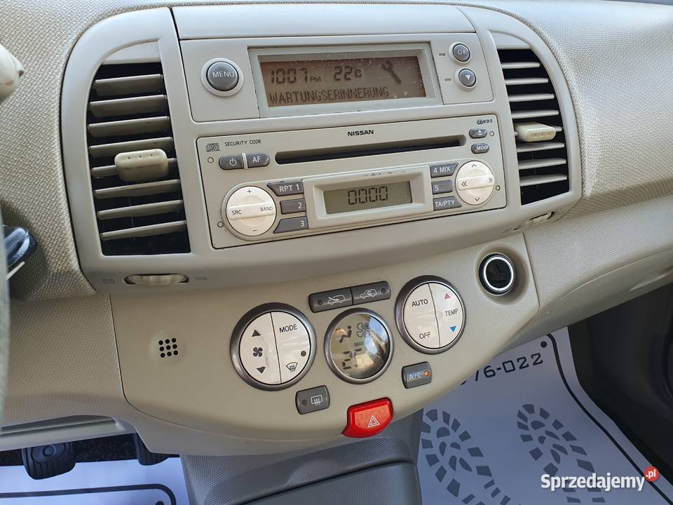 NISSAN MICRA 2004r 14benzyna