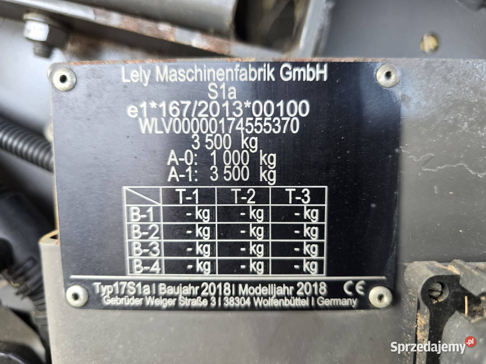 Prasa zwijająca LELY WELGER RP245 2018 r Rolnictwo Włosty