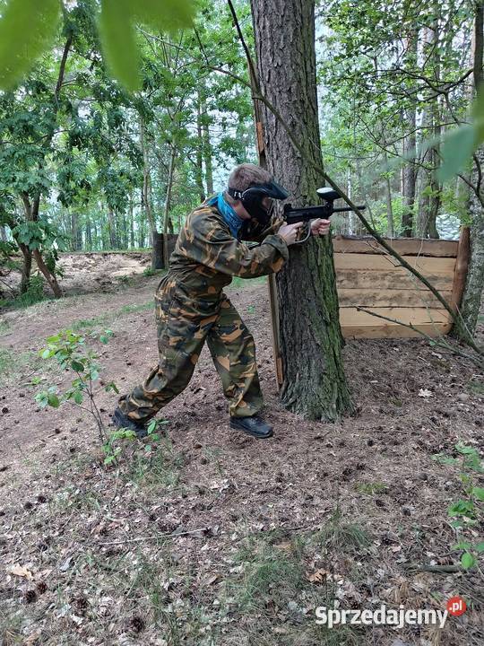 Paintball dzieci dorosłych urodziny kawalerski Podstoła