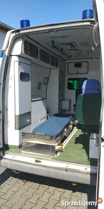Ambulans karetka Ford Transit 20 tddi nosze Biskupiec-Kolonia Druga