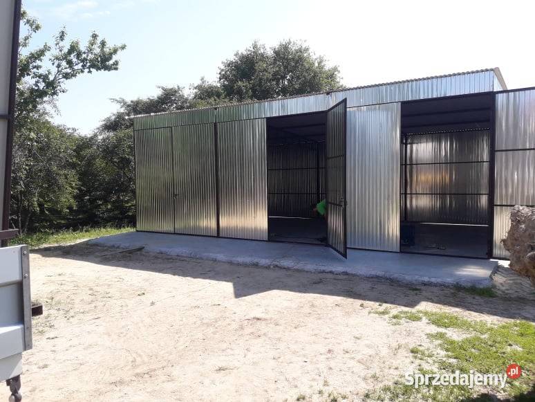 Garaż Blaszany Ocynkowany Wiata Hala Magazyn