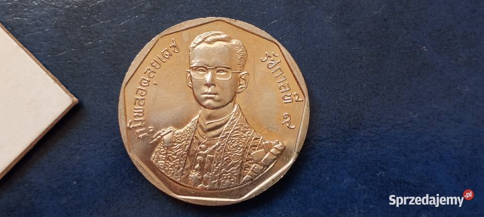 Stare monety 5 baht 1988 Tajlandia podkarpackie