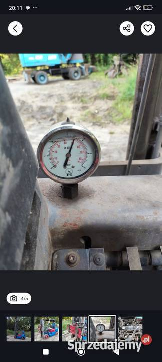 Wózek widłowy hangcha 25 gaz 47 m obrót 360 Rzuchów