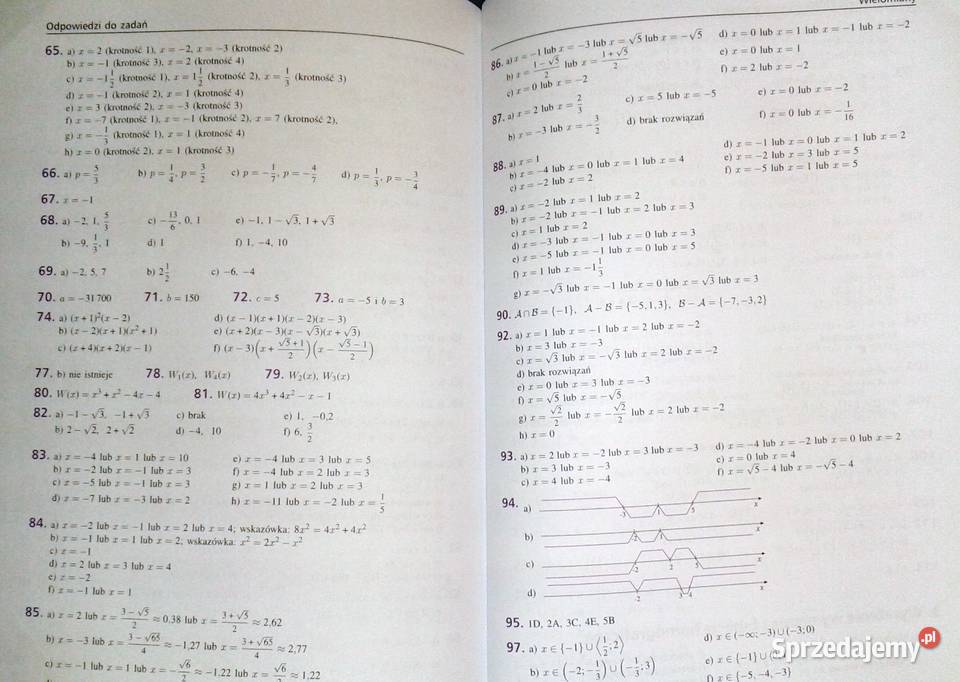 Matematyka 2 Zbiór zadań Zakres podstawowy M Chełm