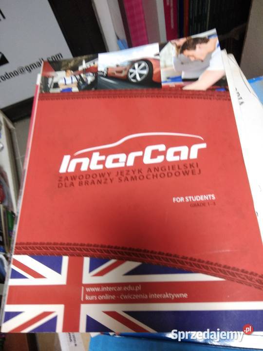 Inter car angielski zawodowy samochodowych szkół Antykwariat mazowieckie Warszawa