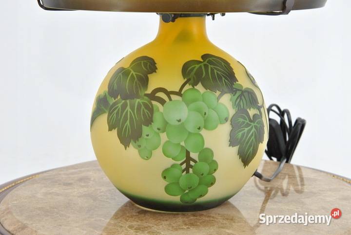 Lampa Stołowa Gabinetowa Biurowa Szkło Emile sprzedam
