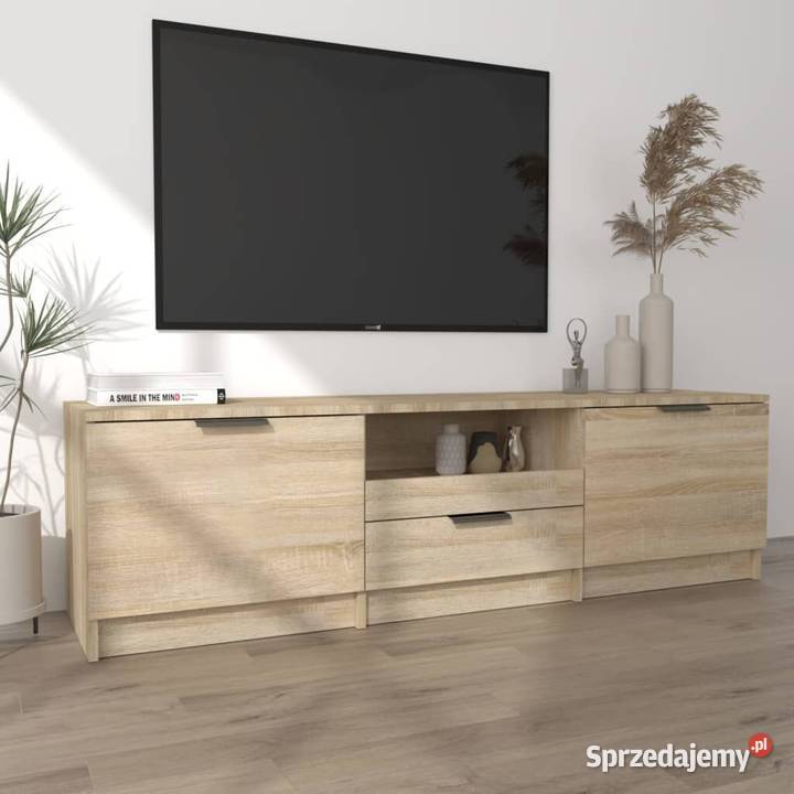 vidaXL Szafka RTV Sonoma Oak 140x35x40 Drewno RTV mazowieckie