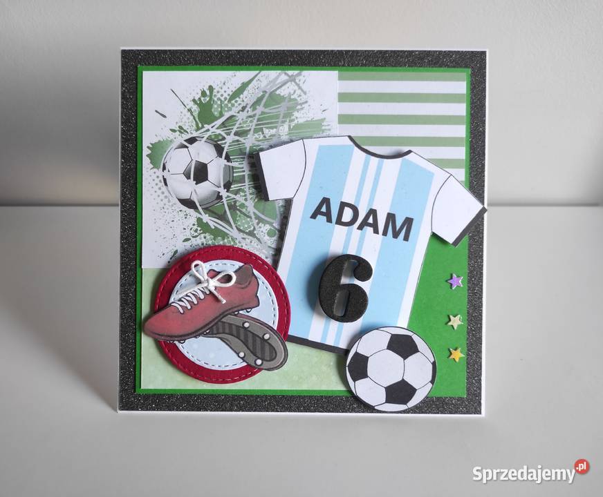 Personalizowana kartka ręcznie robiona na Łódź