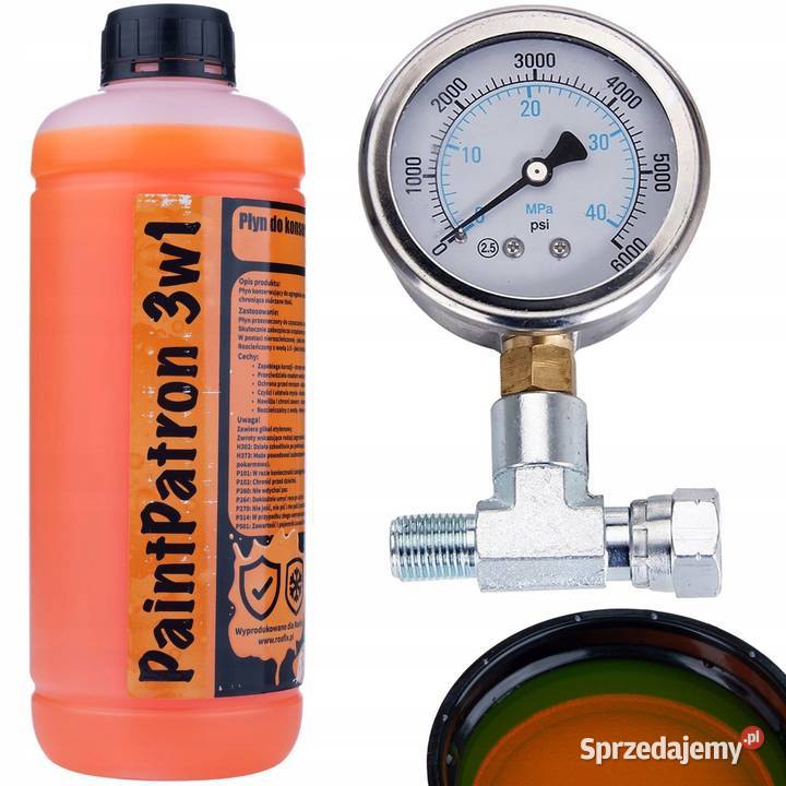 Manometr Liniowy z Trójnikiem 14 Płyn 3w1 1L do Malarskie Ludźmierz