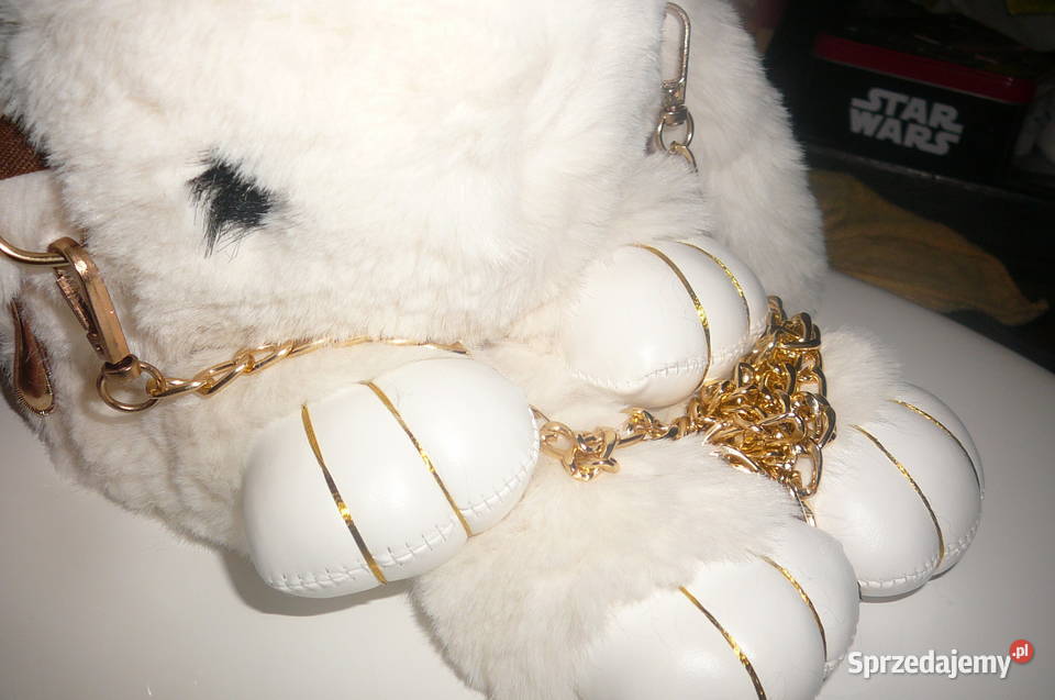 Torebka futrzana Nowa biały króliczek z Wrocław sprzedam