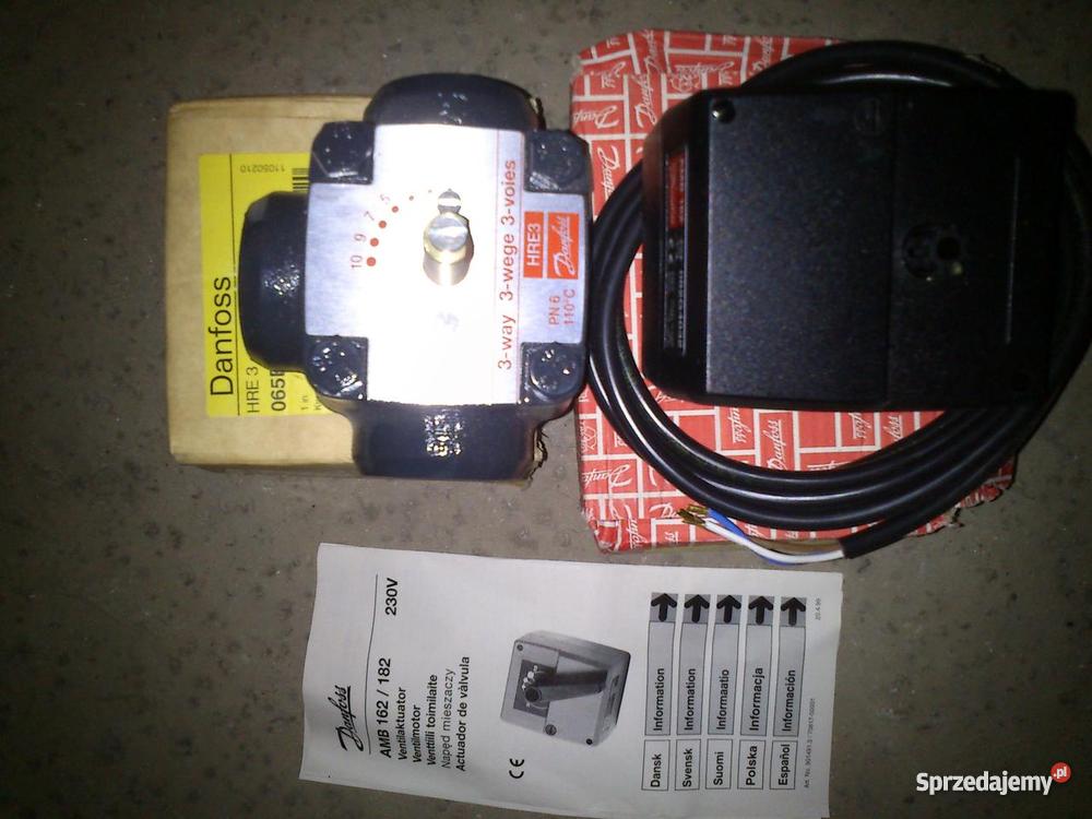 Zawory trój drogowe z siłownikiem Wrocław