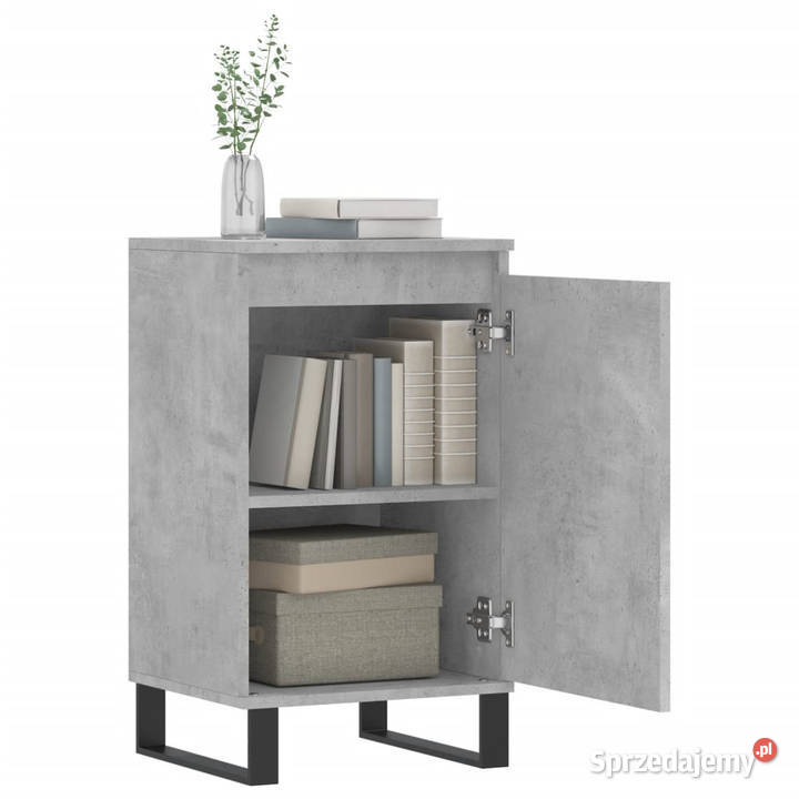 Komoda szarość betonu 40x35x70 materiał
