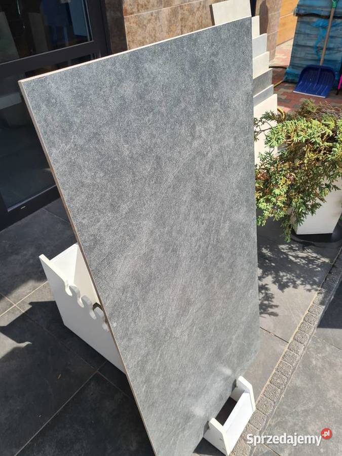 PŁYTKA GRES SLATE ANTRACITE SUGAR LAPPATO 60X120 Opoczno