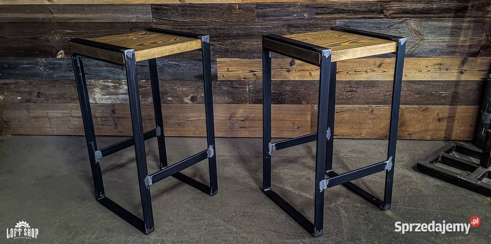 Hoker industrialny loftowy ROOTS krzesło LOFT dolnośląskie Wrocław