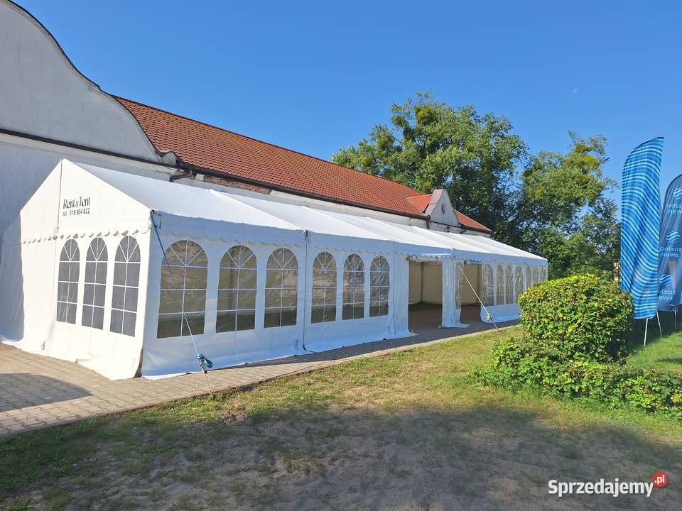 Namioty na festyn gminny Konstantów