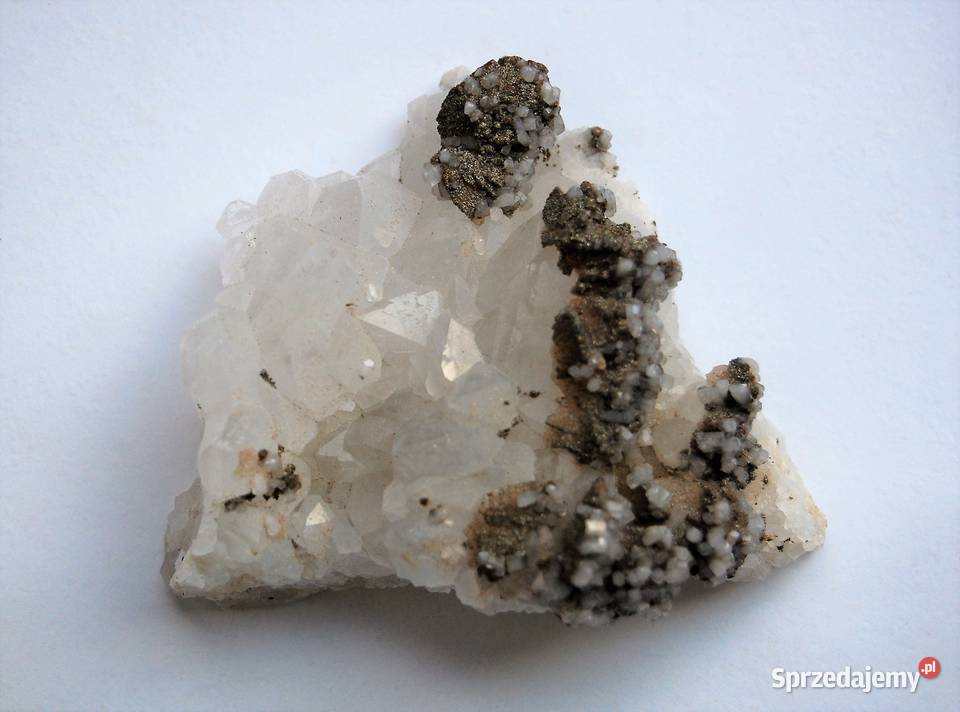 Kryształ górski piryt szczotka naturalny lubelskie