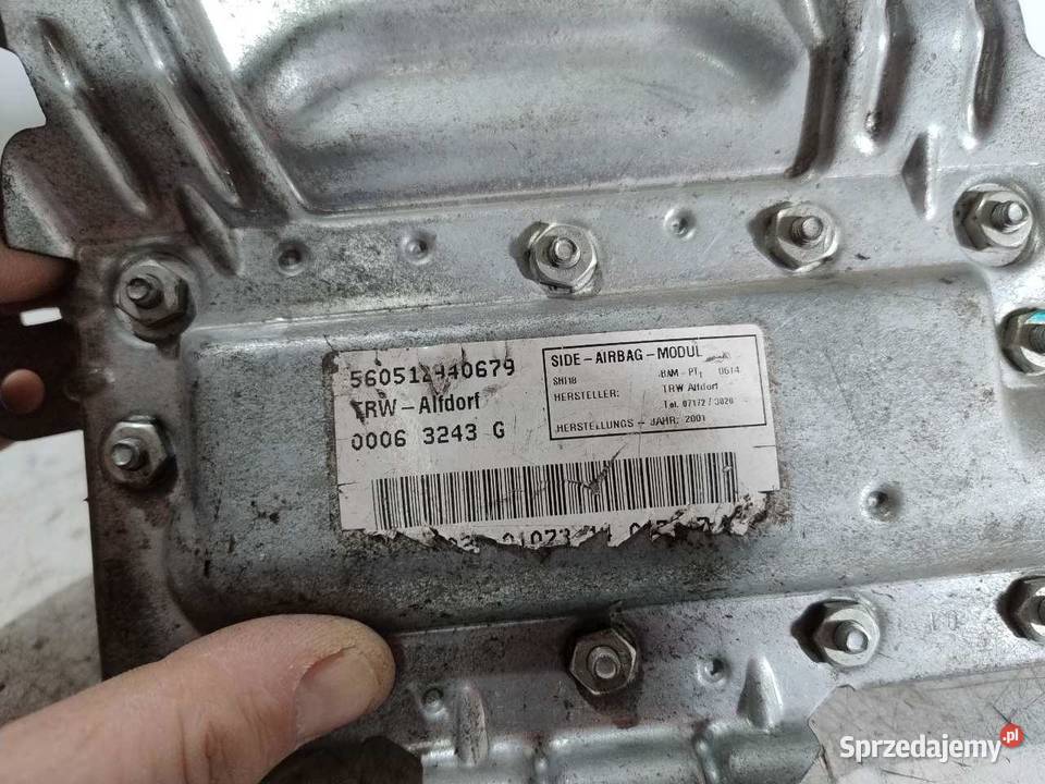 AIRBAG PODUSZKA DRZWI PRAWY TYŁ W220 wielkopolskie