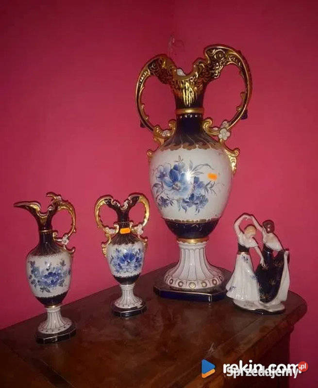 Amfora Royal Dux Czechoslovacia Ręcznie malowana Gdańsk