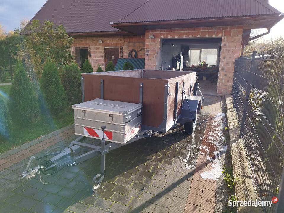 Przyczepka samochodowa 750 hamulec najazdowy burtowe Nowy Sącz sprzedam
