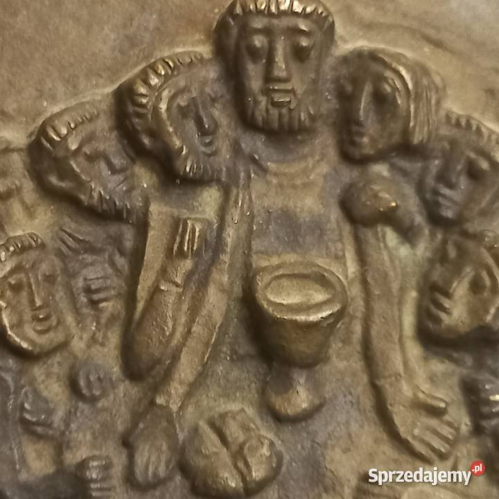 Relief plakieta Ostatnia wieczerza Toruń