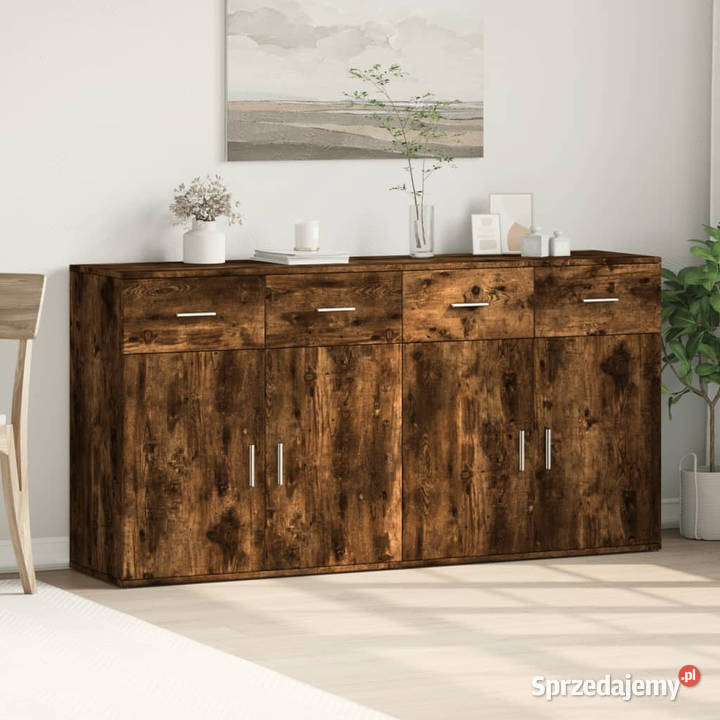 Szafki 2 przydymiony dąb 79x38x80 WM3276620