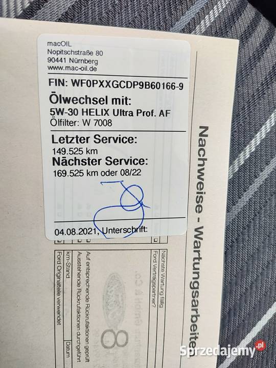 FORD FOCUS 16 BENZYNA Leszno