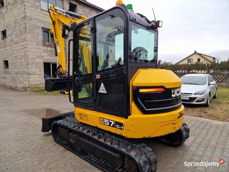 Minikoparka JCB 57c1 2016r 55 tony hydrauliczne Ryżki