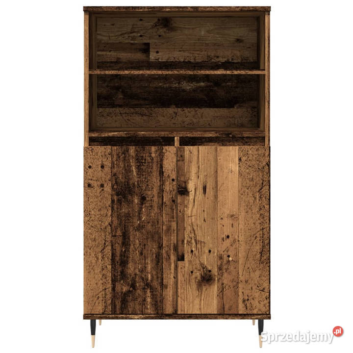 Wysoka szafka stare drewno 60x36x110 WM857458 Warszawa sprzedam