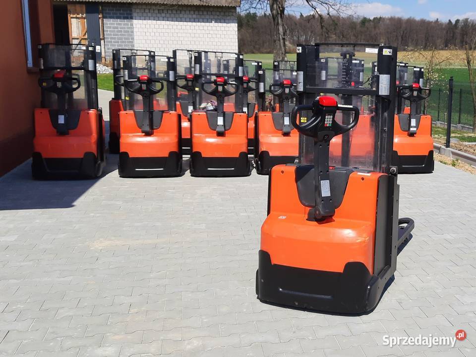 Paletowy wózek elektryk z masztem mała małopolskie