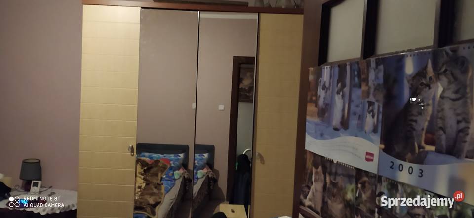 szafa czterodrzwiowa 4 drzwiowa z lustrami wielkopolskie Poznań