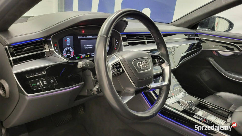 Audi A8 55 TFSI mHEV Quattro Tiptr D5 2017 światła LED mazowieckie Grójec