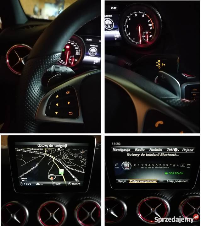 Mercedes A klasa jedyny taki pełny AMG 180 300Nm elektryczne lusterka Klasa A Staszów