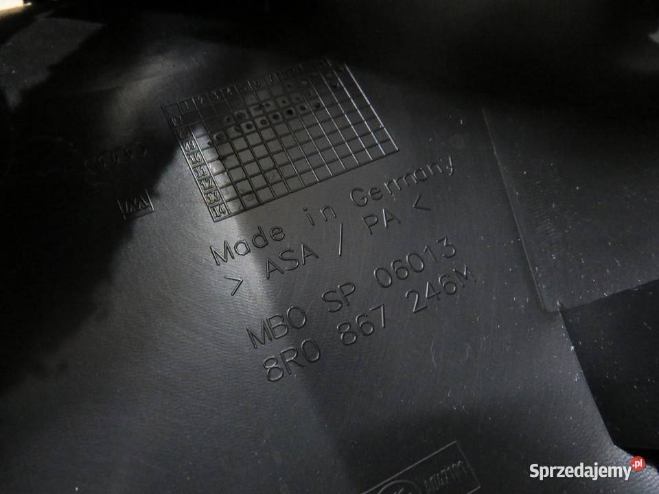 OSŁONA SLUPKA PRAWY TYŁ SLINE AUDI Q5 8R0867246M lubelskie