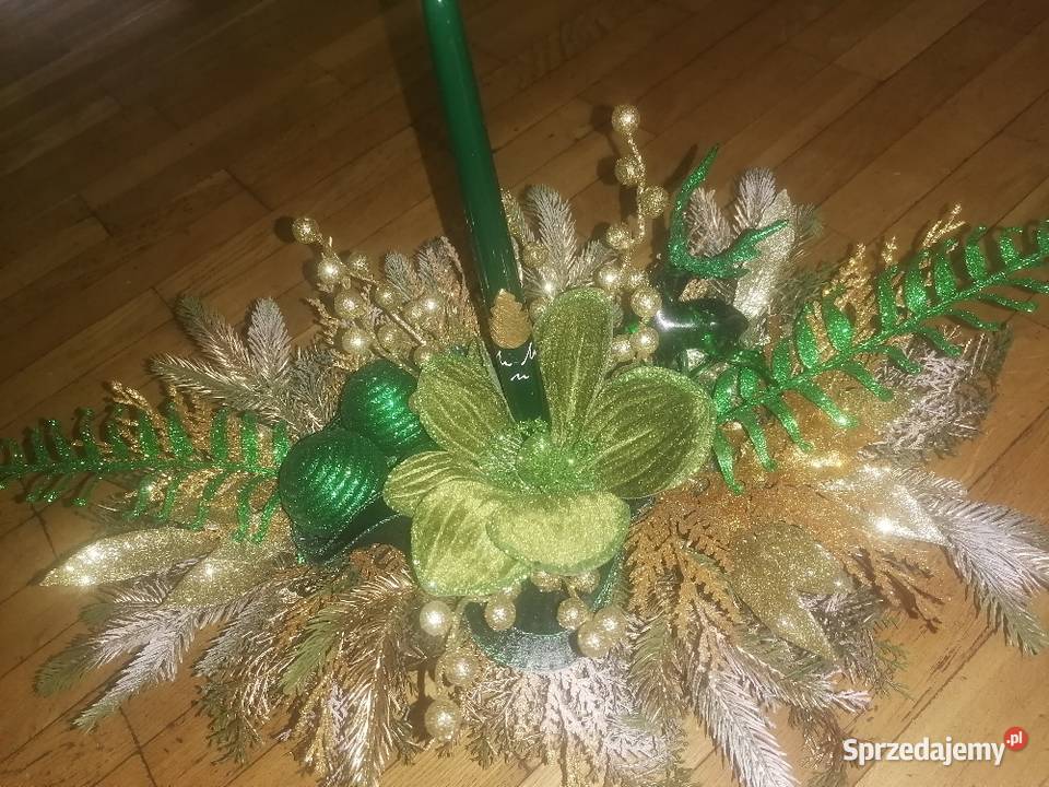 Stroik świąteczny bożonarodzeniowy bombki mazowieckie Sierpc sprzedam