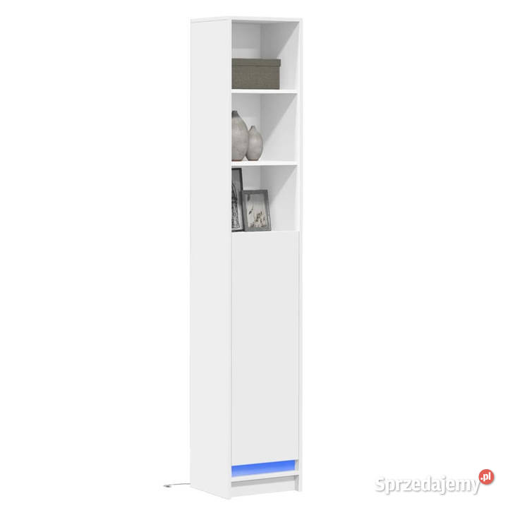 Szafka z LED biała 36x325x200 materiał Warszawa