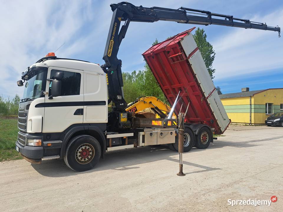 Scania G400 6x2 kiper HDS Palfinger hiab Fassi 459244km