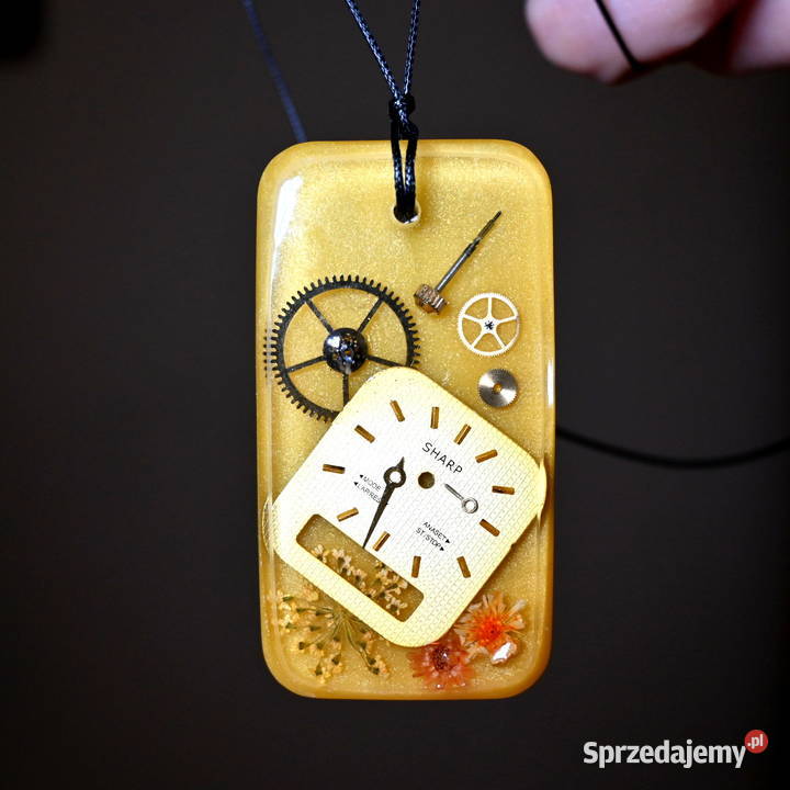 Naszyjniki z żywicy unikatowe ręcznie robione Wisiorki Kielce