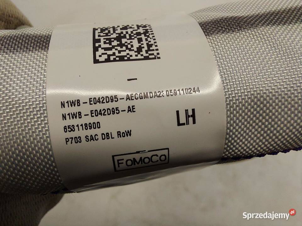 Ford Ranger VI 6 2024 KURTYNA AIRBAG LEWA