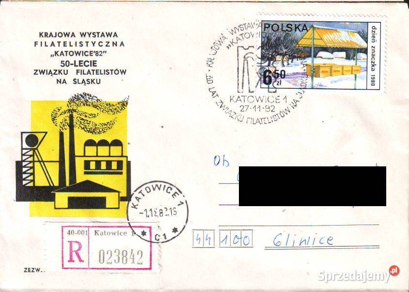 Kop Okol Wyst Filat Katowice 82 1982 śląskie