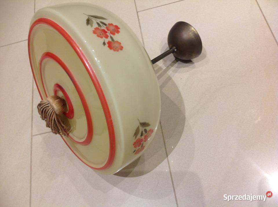 Piękna Lampa Sufitowa Pokojowa Ręcznie Malowana Nowa Sól