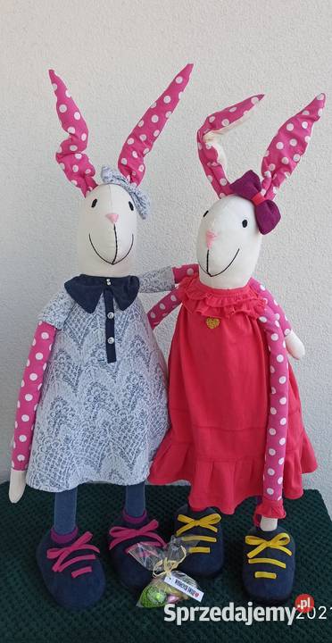 Zając Wielkanocny zabawka ozdoba wysokość 90 wielokolorowy Radzyń Podlaski