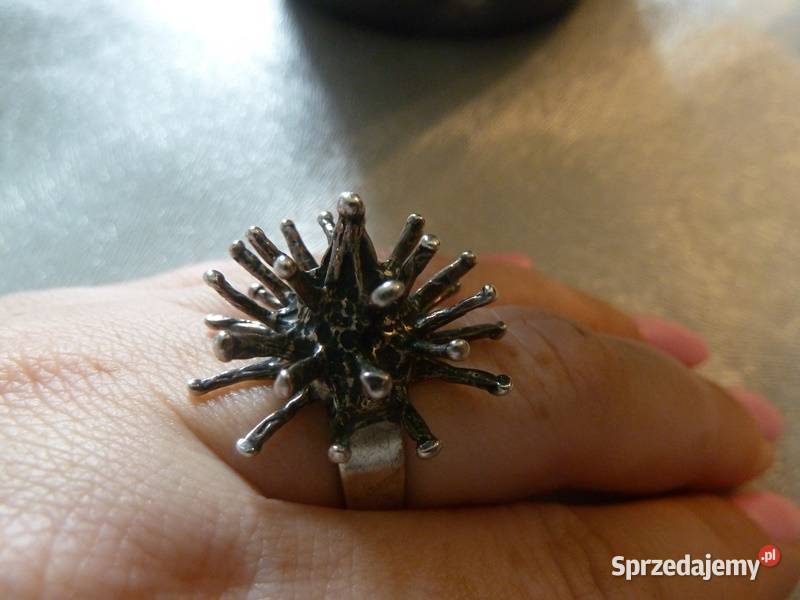 pierścionek srebrny jeżyk Radom