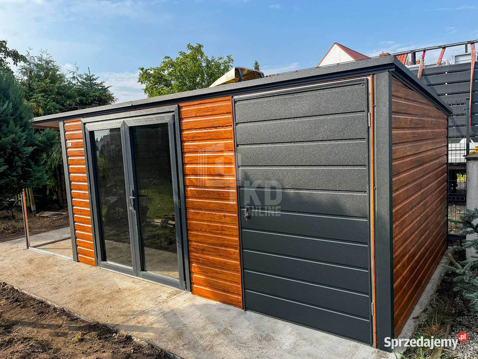 Schowek domek ogrodowy 4x3m wiata 15m drzwi PCV Słupsk