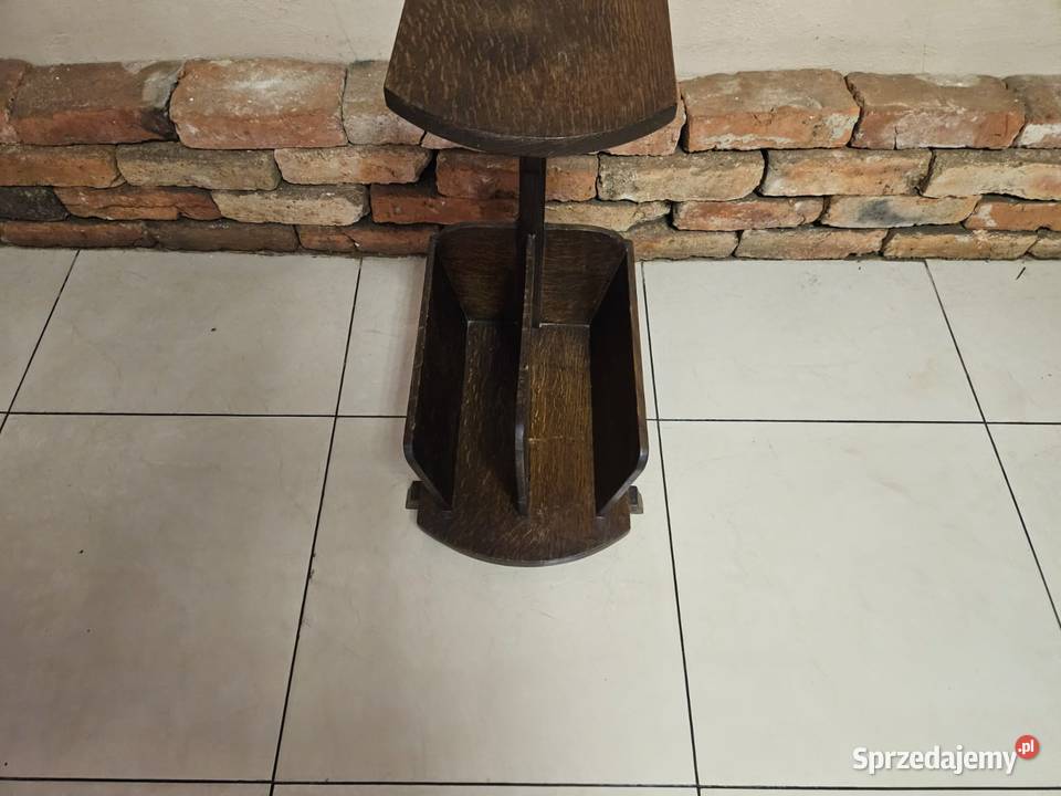 Gazetnik drewniany z podstawką Pozostałe Pszczyna sprzedam