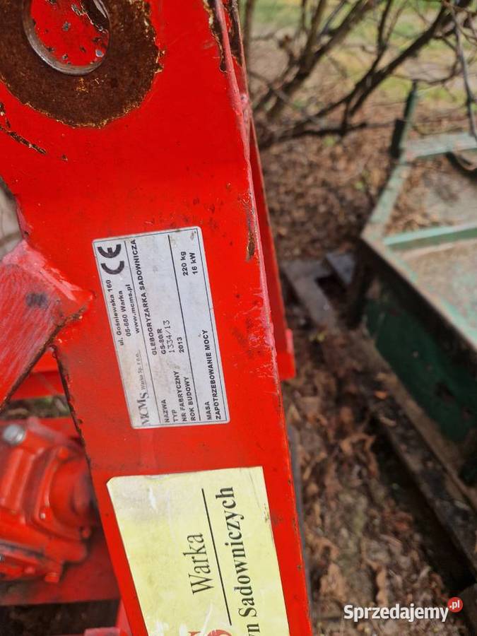 Sprzedam glebogryzarkę sadownicza