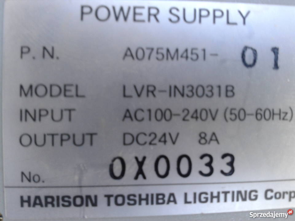 Zasilacz DC24V 8A Gołębiewo